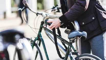  Candado de cadena de bicicleta antirrobo para