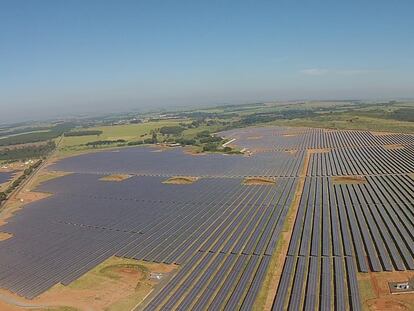 Una planta fotovoltaica.