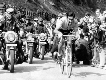 Eddy Merckx en la etapa Luchon-Mourenx del Tour de 1969.
