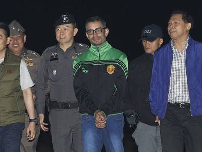 Segarra, detingut a Bagkok el passat 8 de febrer.
