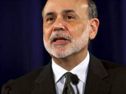 En la imagen, el presidente de la Reserva Federal (Fed) de EEUU, Ben Bernanke. EFE/Archivo