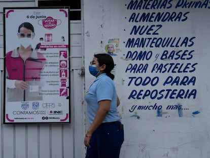 Medidas sanitarias del INE en las casillas para las elecciones del 6 de junio.