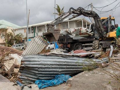 Los efectos del hurac&aacute;n Irma en la isla de Saint Martin.