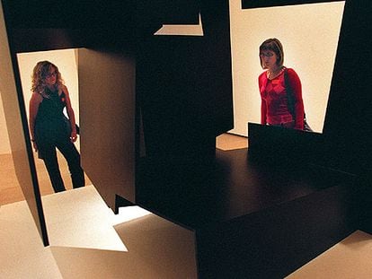 Una de las esculturas pertenecientes a la serie <i>Construcciones vacías, </i>de Jorge Oteiza.