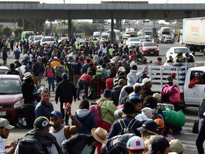 Caravana de refugiados latinoamercanos hacia Estados Unidos