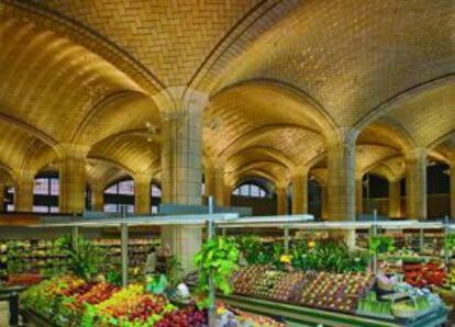 Mercado del puente de Queens.