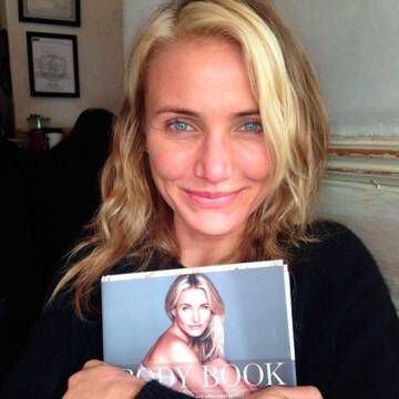 Cameron Diaz sin maquillaje en una foto compartida en su Instagram.