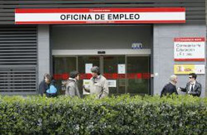 Oficina p&uacute;blica de empleo de Madrid.