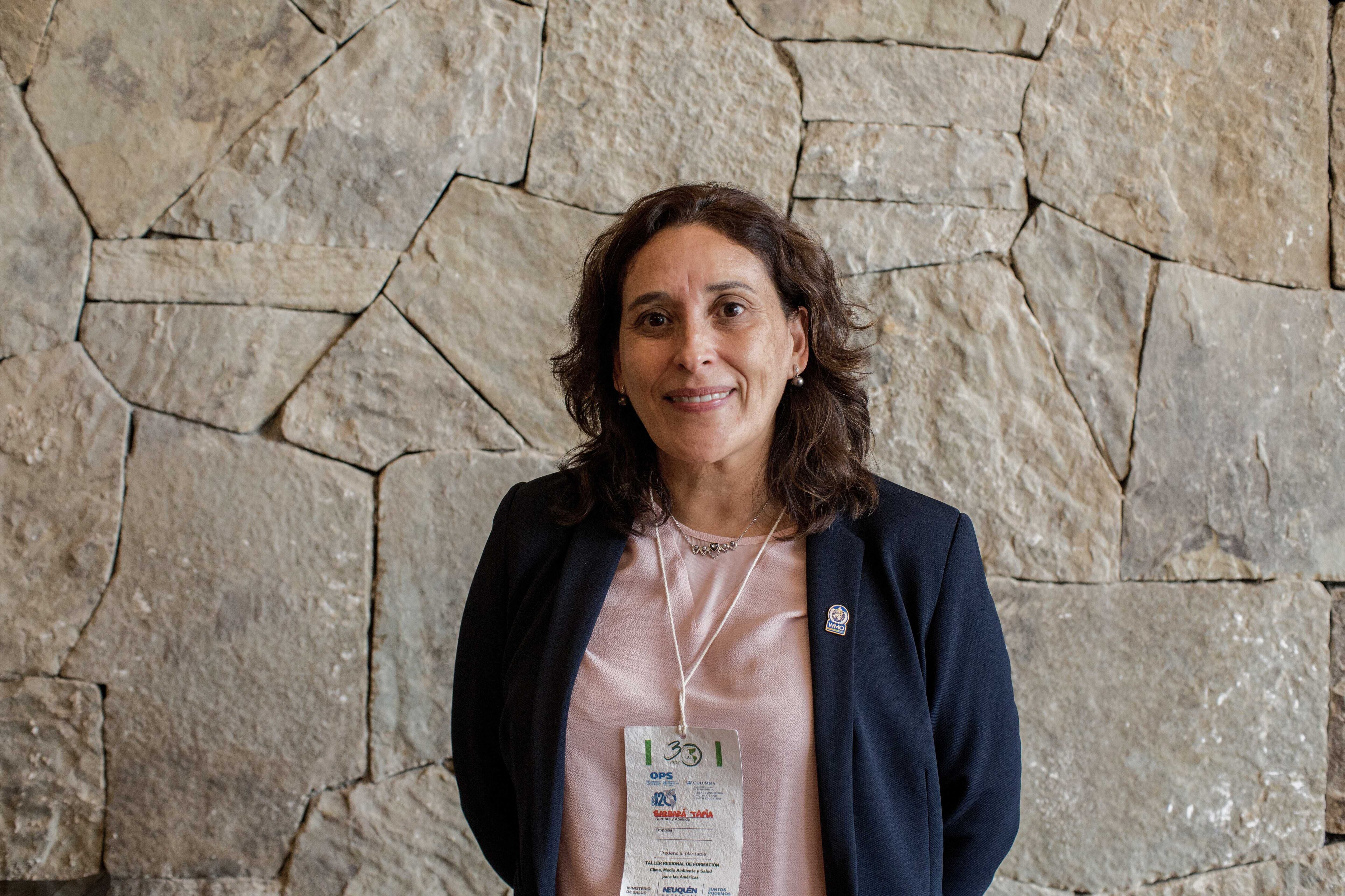 Bárbara Tapia Cortés, meteoróloga y coordinadora técnica de Servicios en la Oficina Regional de la Organización Meteorológica Mundial.