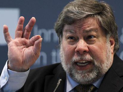 Steve Wozniak en una conferencia en 2011.