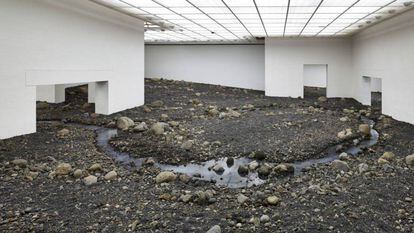 Instalación de Olafur Eliasson en el Louisiana Museum de Dinamarca.