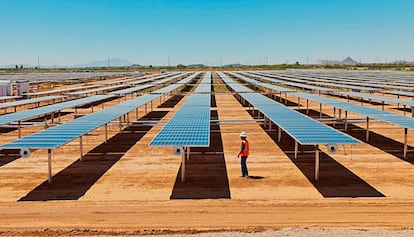 Parque solar Núñez de Balboa, en Usagre (Badajoz).