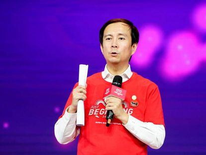 Daniel Zhang, CEO de Alibaba, el domingo.