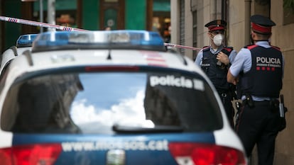 Agentes de los Mossos d'Esquadra, en una foto de archivo.