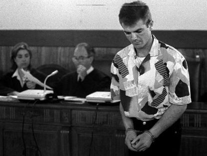 Miguel Ricart durante el juicio. Mayo de 1997.