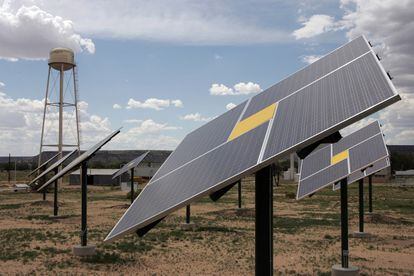 Una planta solar en Algodones (Nuevo México, EE UU).