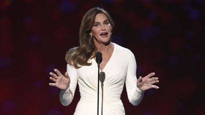 Caitlyn Jenner, durante su discurso en los premios ESPY celebrados en Los &Aacute;ngeles.