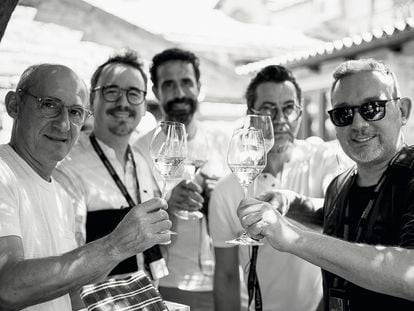 Los chefs españoles invitados al evento: Paco Pérez, Paco Morales, Fernando Pérez Arellano, Quique Dacosta y Albert Adrià.