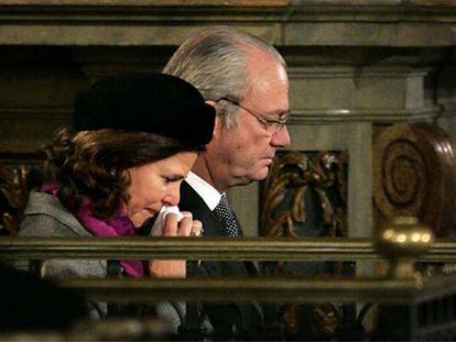 El reyes  de Suecia de luto nacional por las víctimas del maremoto