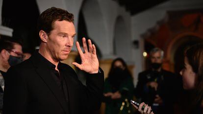 El actor Benedict Cumberbatch, durante el Festival Internacional de Cine de Santa Bárbara, el 9 de marzo de 2022.