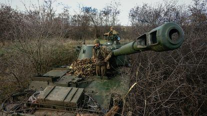 Maniobras del ejército ucranio en el este del país.