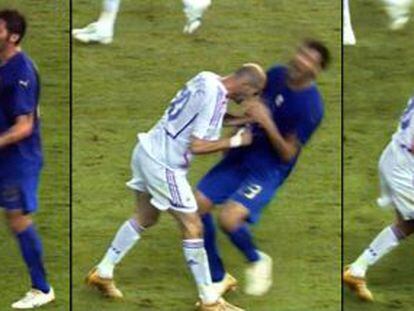 Reconstrucci&oacute;n del cabezazo de Zidane a Materazzi. 