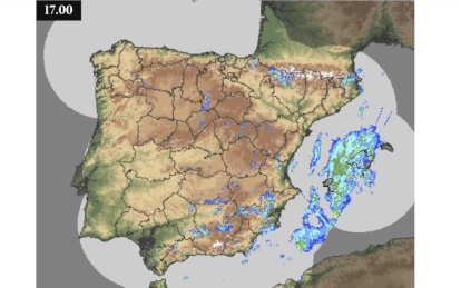 Evolución de la tormenta que ha azotado este martes las Islas Baleares.