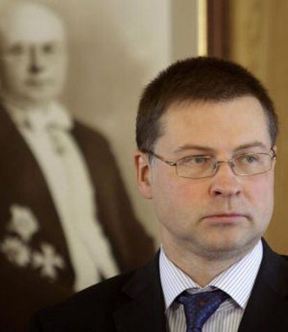 El ex primer ministro de Letonia, Valdis Dombrovskis.