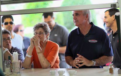 Carlos Giménez, nuevo alcalde del condado Miami-Dade, en la campaña electoral del pasado junio