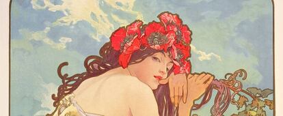 'Le stagioni: Estate' de Alphonse Mucha.