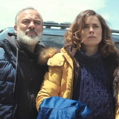Javier Gutiérrez and Patricia López Arnaiz, in 'La hija'.