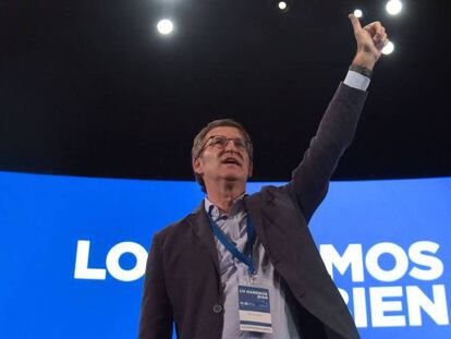 El nuevo presidente del PP, Alberto Núñez Feijóo