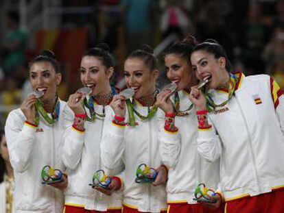 El conjunto español de rítmica consigue la segunda medalla olímpica tras el oro de Atlanta 96 y la decepción de Londres 2012