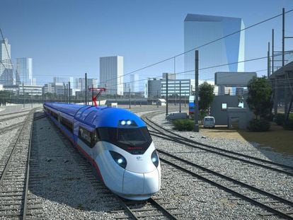 Un tren de Alstom en Filadelfia