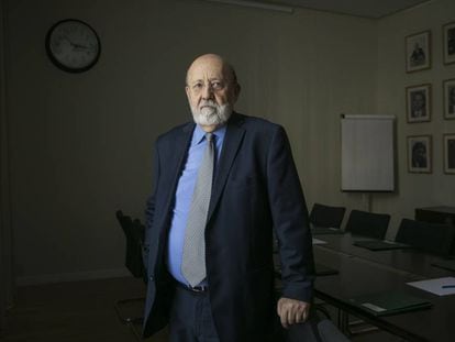 José Félix Tezanos, presidente del CIS, en la sede de Madrid. 