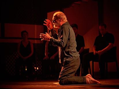 Una escena de la obra de teatro 'El templo vacío'.