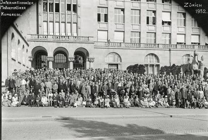 Uno de los eventos históricos del Congreso Internacional de Matemáticas.
