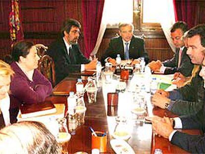 Reunión del Consejo de Gobierno de Melilla,  presidido por Juan José Imbroda.