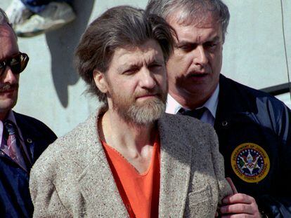 Theodore Kaczynski, en abril de 1996.