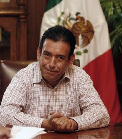 Humberto Moreira en 2009, cuando era gobernador de Coahuila.