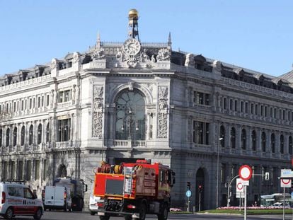 La sede del Banco de España, en Madrid