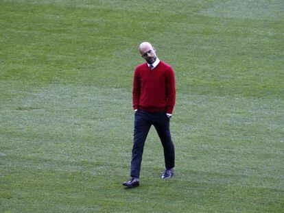 El entrenador del Bayern de Munich, Pep Guardiola.