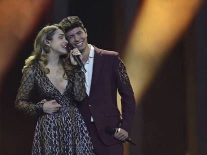 FOTO: Amaia y Alfred en su actuación en la final de Eurovisión 2018. / VÍDEO: Fragmento de la actuación y declaraciones de ambos artistas.