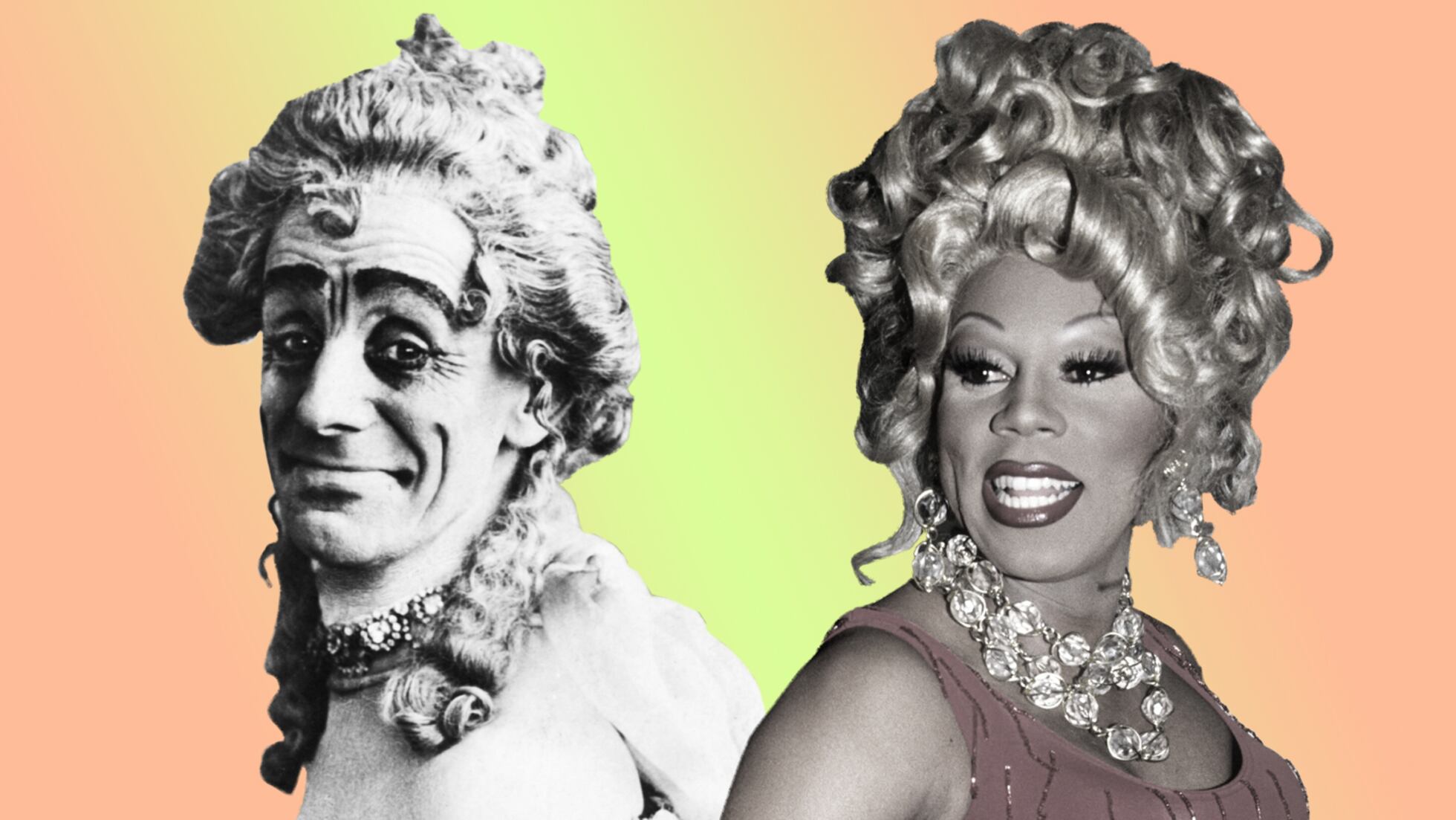 Salto alto drag queen sale