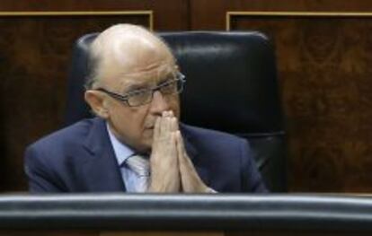 El ministro de Hacienda, Cristóbal Montoro.