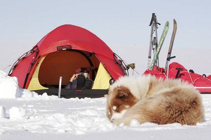 Campamento Ski Touring en Svalbard.
