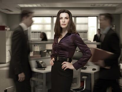 L'actriu protagonista de 'The Good Wife', Julianna Margulies, en una imatge promocional de la sèrie.