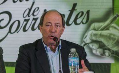 El candidato presidencial opositor Ernesto Sanz en un acto político