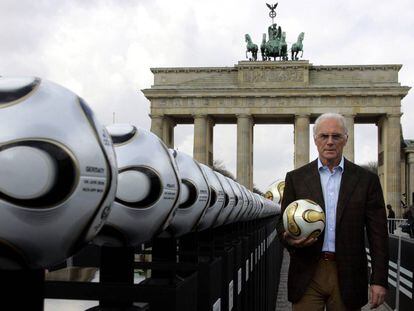 Beckenbauer, durante un acto promocional del Mundial 2006.