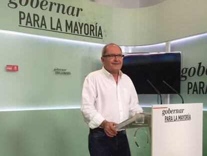 Juan Cornejo, secretario de Organizaci&oacute;n del PSOE andaluz.